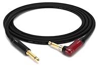 Cable: Mogami Neglex 3368 Connector A: Neutrik Gold 6,35mm TS (NP2 X-B) Connector B: Neutrik Gold 6,35mm TS 90° SL (NP2 RX-AU-Silent) The cable is manufactured in Japan by Mogami and individually assembled in Germany by enoaudio. Every cable is subje...