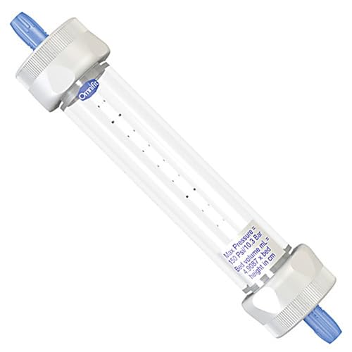 Diba Chromatography Column with 2 Fixed Endpieces, 10 mm ID x 150 mm L