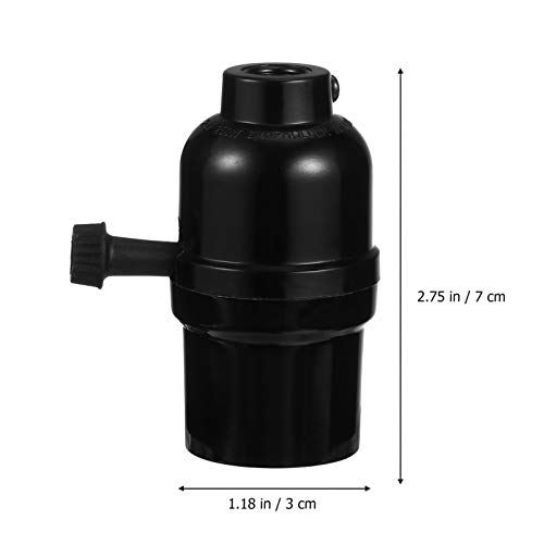 Cabilock 5 Peças Cabeça De Lâmpada De Empurrão Torcido Tomada De Luz Vintage Suporte De Lâmpada Vint