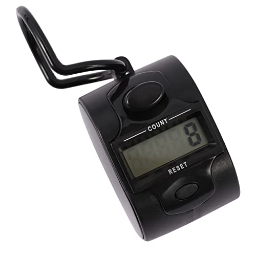 Toddmomy 2Pcs Electronic Tally Counters Portable Counter with Finger Ring Holder Precision Pedometer for Easy Counting for Golf Knitting Fishing More Random Color