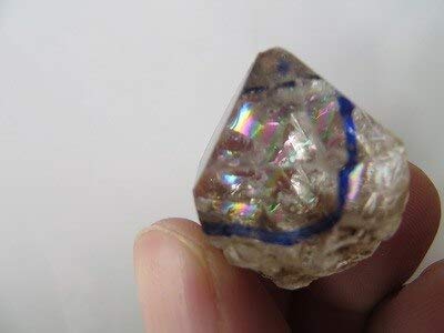 Cristallo Naturale Grezzo 2 Cristallo di Quarzo Trasparente Acqua Tibet Diamante Herkimer W Ottimo