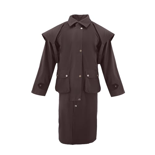 RESISTANCE Premium Oilskin Duster Coat Waterproof Cotton Unisex Cowboy Cowgirl Western Workwear2