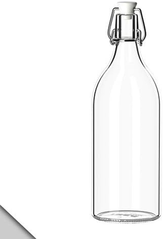 IKEA - KORKEN Bottle with stopper, clear glass (X2)