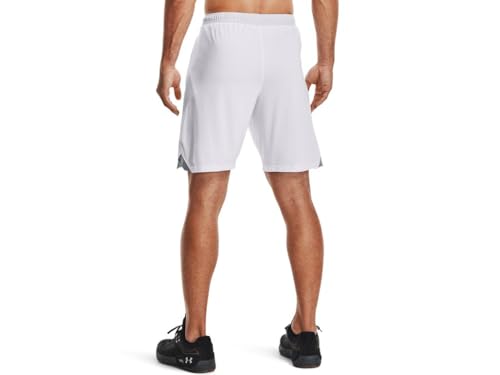 Short Under Armour Locker 9 Pocket blanc taille SM pour le running