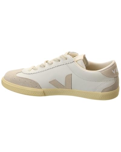 VEJA Men's Volley Sneaker, White/Natural, 112