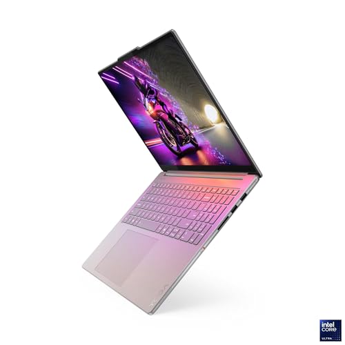 Image of Lenovo Yoga Pro 9i 16 Laptop, Intel Ultra 9-285H, 16 inch 3.2K (3200x2000) Tandem OLED Touch, 32GB LPDDR5x RAM 1TB SSD, GeForce RTX 5060, WiFi7, Backlit KB, Win11, Luna Grey, w /2TB USB Drive, W /GaLiMu