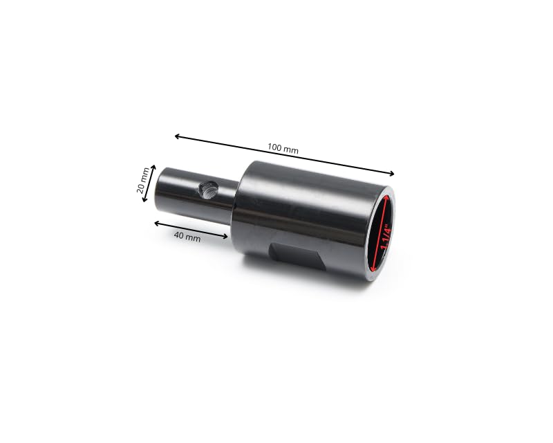 WERHE® Adapter 1 1/4’ UNC for earth auger for drilling machine. for core drill to well drill core drill to pile drill - Image 3