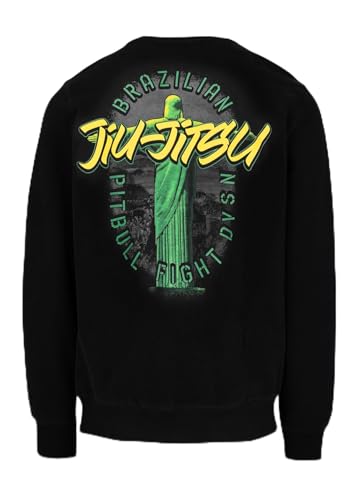 Pull homme BJJ Fight PITBULL regular fit pour éviter le froid après le jiu-jitsu