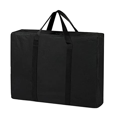 SIRUITON Organizador de Mesa Plegable, Bolsa de Asas portátil para Mesa de Picnic Plegable, Bolsa móvil con Cremallera de Gran tamaño Resistente 600D Cover