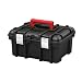 Produktbild KETER Werkzeugkasten breit mit Metallverschluss 16 Zoll, schwarz, 41,9 x 32,7 x 20,5 cm
