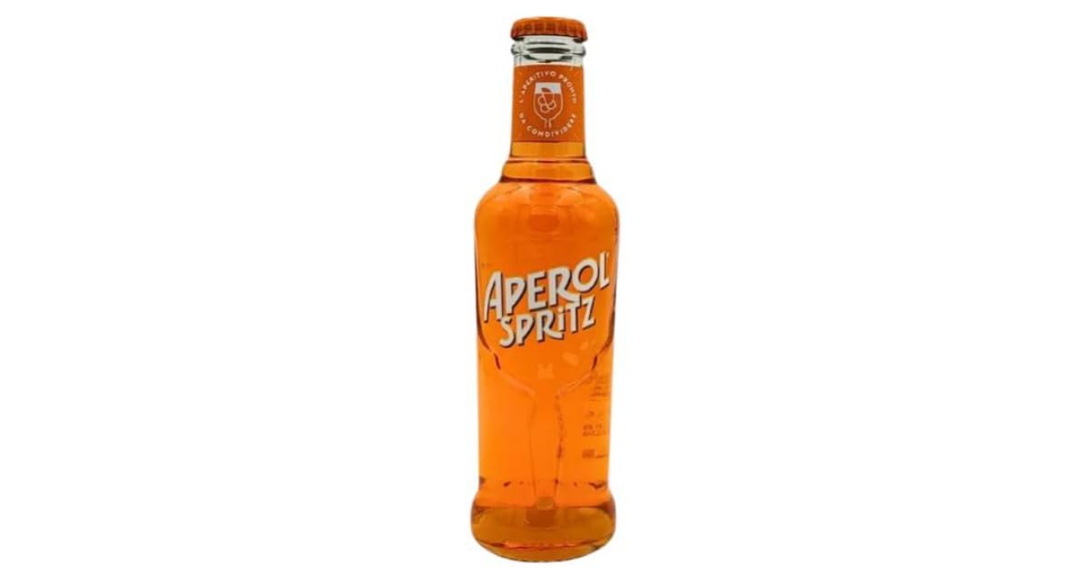 Aperol Spritz Cocktail Pronto da Bere, 9% Vol., 20cl, Confezione da 24 Bottiglie