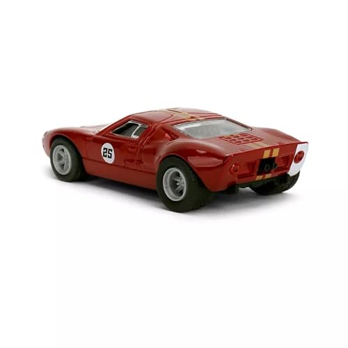 Image of Majorette Collection - 1965 Ford GT40 MK1 1:64 Die-Cast Model Car with Rubber Tires & Display Case, for Collectors & Adults