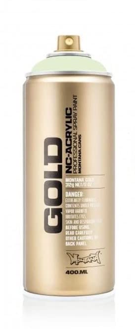 Montana Oro - Pintura acrílica en aerosol (Venom G6000) semi brillante - multiusos para madera, metal, hormigón, vidrio y bricolaje lata de 400 ml