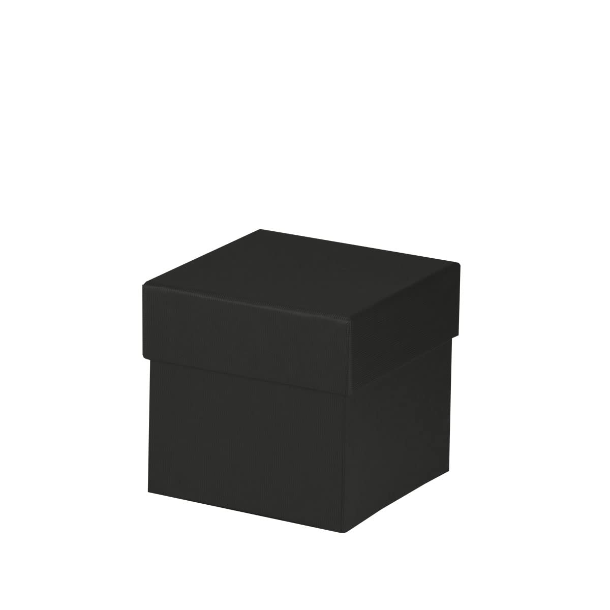 Rössler Boxline 13421453701 Square Cardboard Box 105 x 105 x 105 mm Black