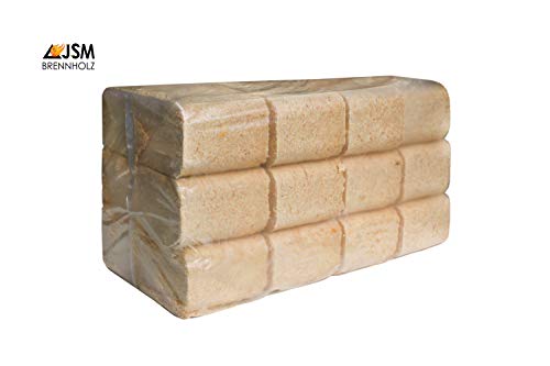 Holzbriketts JSM aus 100% Kiefernholz mit hohem Heizwert