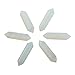 Hexagonal 30pcs Bullet Shape Healing Pointed Chakra Beads Crystal DIY Stone Beads Randow Color for Pendant Necklace Jewelry Making