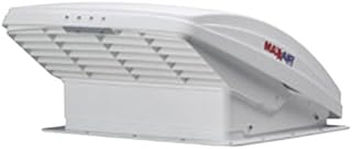 Maxxair 00-05100K MaxxFan Ventillation Fan with White Lid and Manual Opening Keypad Control