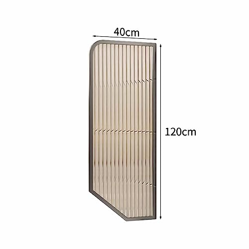 Panel de vidrio templado Estilo 2 para separación de urinarios con anclaje de pared 3