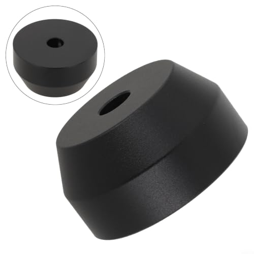 Adaptador 45 RPM de aluminio robusto y estable para tocadiscos de vinilo de 7 pulgadas 6