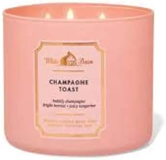 Amazon.com: Champagne Toast 3 Wick Candle 14.5 oz / 411 g : Home & Kitchen