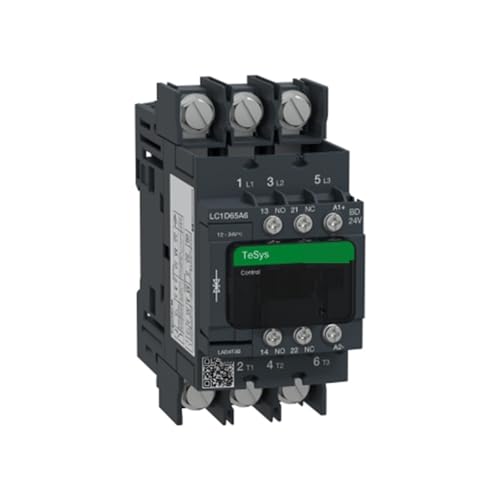 Contacteur CA LC1D bobine CC résister aux pannes de moteur avec le modèle LC1-D65A6BD