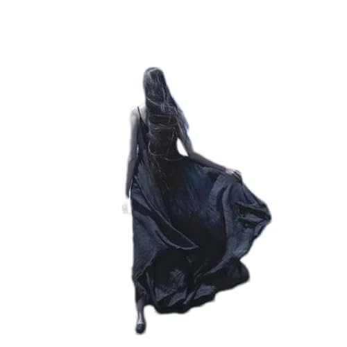 Robe longue style chinois double couche opaque anti-transpiration pour l'été