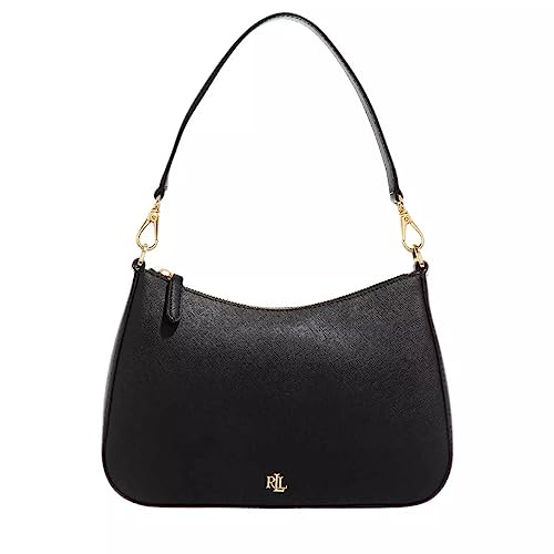 Lauren Ralph Lauren Bolso de mano Shoulder Bag Medium Danni 26 431883768, Negro , 18,4 x 25,4 x 5,2 Lauren Ralph Lauren Bolso de mano Shoulder Bag Medium Danni 26 431883768, Negro , 18,4 x 25,4 x 5,2