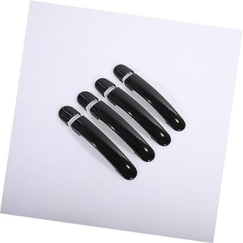 Autocollants de poignées de porte VW Tiguan 2007-2016 noir brillant pour auto