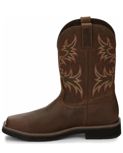 Justin Men's Driller 11'' Square Toe Work Boot3