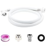 1.5 Meter Portable Washing Machine Drain Hose with Quick Connect, Universal Water Discharge Pipe Extension Kit, Flexible Replacement Hose for Compact and Standard Washers, Leak-Proof Design