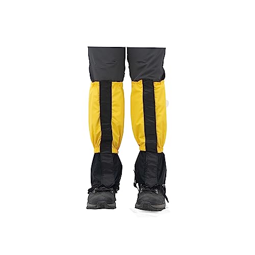 Image of Gokyo Kaza Shoe Gaiters Essential Gaitor for Water & Snow Prevention from Entering from Shoe Mouth -Yellow