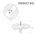 K650 Food Processor Disc Holder for Braun Insert Carrier Food Processor，Replacement Part K600 K700 K750 FP3010 FP3020 FX3030WH