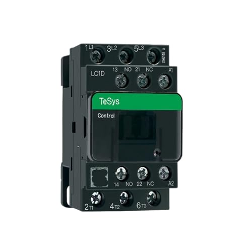 Contacteur tripolaire LC1D AC 220V Schneider alternatif bobine 9A LC1D09M7C pour tableau