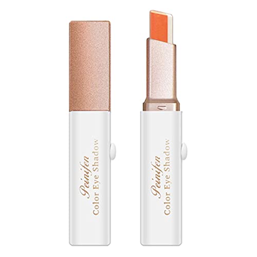 adawd Lidschattenstift für Augen, Mattes Finish Schimmer Lidschattenstift Make-up Aufheller Textmarker für rosa natürliche neutrale braune Augen, zweifarbig langanhaltend wasserdicht Damen Mädchen Cover