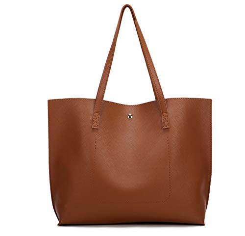 Image of Women Tote Bags Top Handle Satchel Handbags PU Faux Leather Tote Bag with Tassel Shoulder Purse