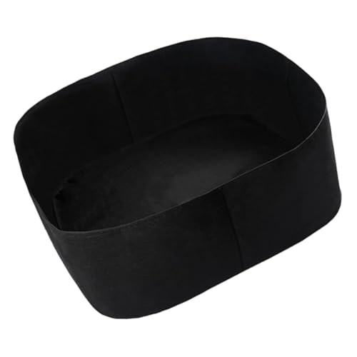 Cama de jardín elevada rectangular en fieltro negro para cultivo exterior 6