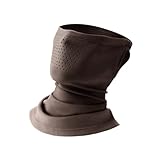 Ijksbehjf Polaina de cuello para ciclismo en clima frío y deportes al aire libre, forro térmico, forro polar transpirable, banda térmica para las orejas, ciclismo