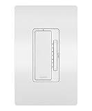 Legrand - Pass & Seymour Radiant Smart WWRL50WH Tru-Universal Wi-Fi Enabled Dimmer, White