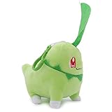 100% mezclado. siqiwl Peluche 10 Cm 10 Unids/Lote Chikorita Juguete De Felpa Suave Muñeco De Peluche Colgantes De Dibujos Animados Llaveros Regalos para Niños