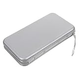 Auto-cd-tasche – reißverschluss, die dvd-hülle schützt ihre gegenstände vor dem herunterfallen und abrieb, cd-aufbewahrung für fotoalben, filme, medien, audio, musik usw., cd-aufbewahrungstasche