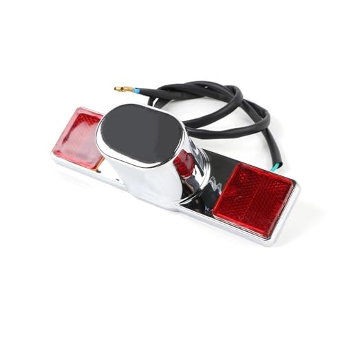 Feu Arrière Moto LED Étanche avec Éclairage Plaque pour Custom CA250 CMX250