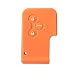 Produktbild Happyit Silikon Auto Fernschlüssel Fall Abdeckung für Renault Megane R.S. Szenischer 3-Tasten-Kartenschlüssel Smart Key (Orange)