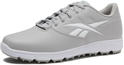 Reebok Golf Mens Shoes Spikeless, Grey/White/White, 10.5 Medium