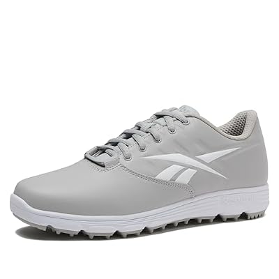 Reebok Golf Mens Shoes Spikeless, Grey/White/White, 12.5 Medium