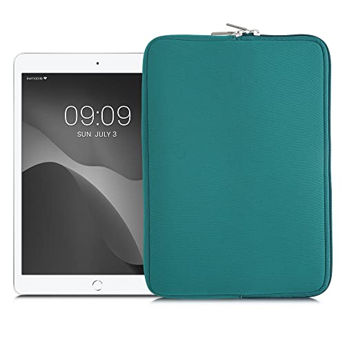 kwmobile Tablet Hülle kompatibel mit 9,7'-11' Tablet - Universal Neopren Tasche Cover Case - Schutzhülle Sleeve in Petrol