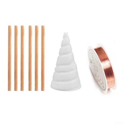 Oceanlend Antena de jardinería de electrocultura, alambre de cobre puro, para cultivo de plantas, antena de jardinería, bobina de planta de cultivo (pequeña), 6H35982V4D98OV7T0WF73T725X3701