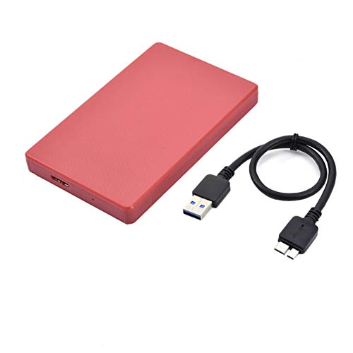 6,3 cm (2,5 Zoll) USB 3.0 SATA HDD Box HDD Festplatte, externes Festplattengehäuse, unterstützt unbegrenzte Kapazität HDD/SDD UASP Protokoll