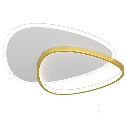 Lustre en acrylique doré au design de personnalité créative
