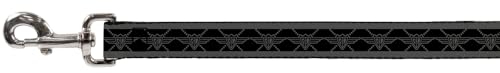Laisse nylon Buckle Down BD Monogram2 6 pieds sangle étroite 1,27cm - 4
