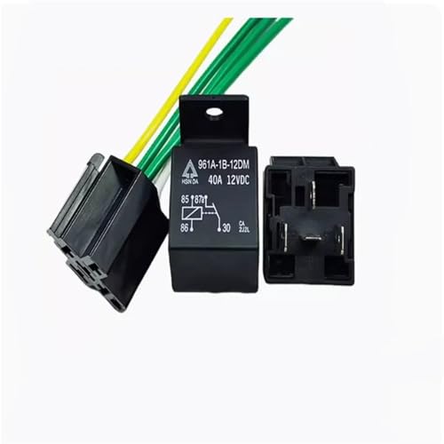 Relais 4 broches 961A-1B-12DM 12 V CC DCV12 40 A lot de 10 pièces pour montage